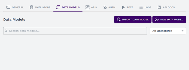 Data Model Tab